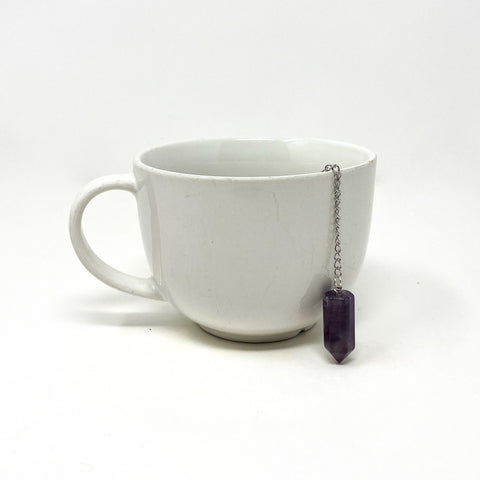 Crystal Tea Strainer Amethyst